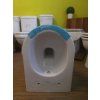 Alcaplast AM102/1120 Jádromodul komplet do bytových jader se závěsným WC Creavit FREE FE322 Rim-Off + bidet 2v1