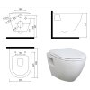 Geberit Kombifix Eco 110.302.00.5 komplet k zazdění se závěsným WC Creavit TERRA TP325 + bidet 2v1