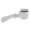 Bruckner vaničkový sifon průměr otvoru 50 mm DN40/50 krytka leštěný nerez chrom 162.540.3