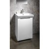 Bruckner NEON keramické umyvadlo 50 x 41,5 cm s přepadem bílá 201.131.0