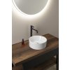 GSI KUBE X keramické umyvadlo na desku průměr 32 cm bez přepadu Extra Glaze bílá 943511