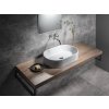 GSI KUBE X keramické umyvadlo na desku 60 x 37 cm oválné bez přepadu Extra Glaze bílá 945811