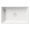 GSI KUBE X keramické umyvadlo na desku 60 x 37 cm bez přepadu Extra Glaze bílá 945311