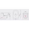 5852 zavesny bidet nova