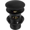 33120 vypust click clack pro umyvadla s prepadem black