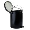 32115 pedalovy odpadkovy kos 5l kov cerna barva