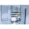 21511 dratena policka 252x215x487 cm cerna barva