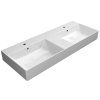 GSI Kube X keramické dvojumyvadlo 120 x 47 cm EtraGlasse bílá 9425111