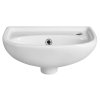 Aqualine keramické umývátko 40 x 25 cm bílá 4000