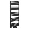 Bruckner Grunt otopné těleso rovné 500 x 1330 mm středové připojení černá mat 600.122.6