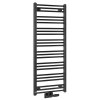 Bruckner Albrecht otopné těleso 500 x 1250 mm středové připojení černá mat 600.114.6