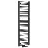 Bruckner Albrecht otopné těleso 400 x 1570 mm středové připojení černá mat 600.113.6