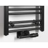 Bruckner Albrecht otopné těleso 400 x 1570 mm středové připojení černá mat 600.113.6