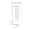 8085 walk in sprchova zastena excea
