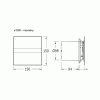 9358 axialni ventilatory na zed ci do stropu e100 gbt s casovacem sklo cerne