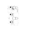 23062 sprchova baterie modena 12k chrom