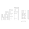 22731 koupelnovy radiator mondrian zlata barva