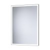 23211 zrcadlo s led osvetlenim loburg black