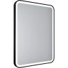 23182 zrcadlo s led osvetlenim borken black