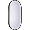 23136 zrcadlo s led osvetlenim erfurt black