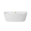 25816 volne stojici vana vica new bila sifon s napoustenim prepadem