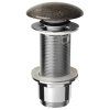 Sapho uzavíratelná výpust pro umyvadla BLOK Click Clack zátka tmavý kámen 2401-911