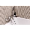 Novaservis Metalia 54 vanová baterie bez příslušenství nástěnná 150 mm chrom 54020/1,0