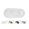 18228 volne stojici vana melody glam stribrna