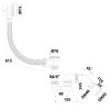 Bruckner vanová souprava bovden 610 mm DN40/50 164.150.0