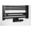 Bruckner Wicher připojovací sada ventilů termostatická pro středové připojení 50 mm černá 600.311.6
