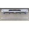 Polysan Indy sprchový kanálek s nerezovým roštem 71 x 12,2 x 6,5 cm nerez 73641