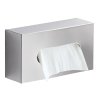 Gedy zásobník na papírové kapesníky 25 x 7,5 x 13 cm broušený 230838