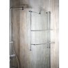 Sapho závěsný držák ručníků na sprchovou zástěnu 60 x 73 x 12,5 cm chrom 1301-09