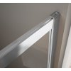 Bruckner Borg čtvercová sprchová zástěna 800 x 800 x 1950 mm čiré sklo 751.180.1