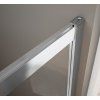 Bruckner Borg čtvrtkruhová sprchová zástěna 900 x 900 x 1950 mm R550 čiré sklo 751.090.1