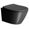 GSI MODO závěsná WC mísa 37 x 34 x 52 cm Swirlflush dualglaze černá mat 981626