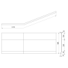 Polysan TIGRA L 170 panel čelní černá mat 90312.21