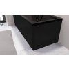 Polysan PLAIN panel čelní 180 x 59 cm černá mat levý 72642.21