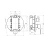 25594 podomitkovy sprchovy set modena 2f chrom
