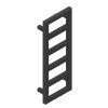 25321 koupelnovy radiator perth cerna barva