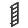 25321 koupelnovy radiator perth cerna barva