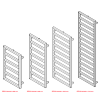 25327 koupelnovy radiator perth cerna barva