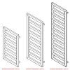 25263 koupelnovy radiator glasgow cerna barva