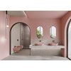 GSI PURA závěsná WC mísa Swirlflush 36 x 55 cm blush dual-mat červená růžová 881524
