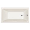 Polysan NOEMI obdélníková vana 150 x 80 x 39 cm ivory 71727.40