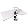 Polysan Treneca vaničkový sifon průměr otvoru 90 mm DN40 krytka šedá mat 84999.31