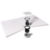 Polysan Treneca vaničkový sifon průměr otvoru 90 mm DN40 krytka nerez 84999