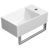 GSI KUBE X keramické umyvadlo 40 x 23 cm pravé/levé bílá ExtraGlaze 9484111