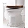 Kerasan RETRO WC sedátko Soft Close ořech/bronz 108640