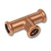 Sanha Press 6130 T-kus redukovaný lisovací Cu voda 18x18x15 mm 16130181815